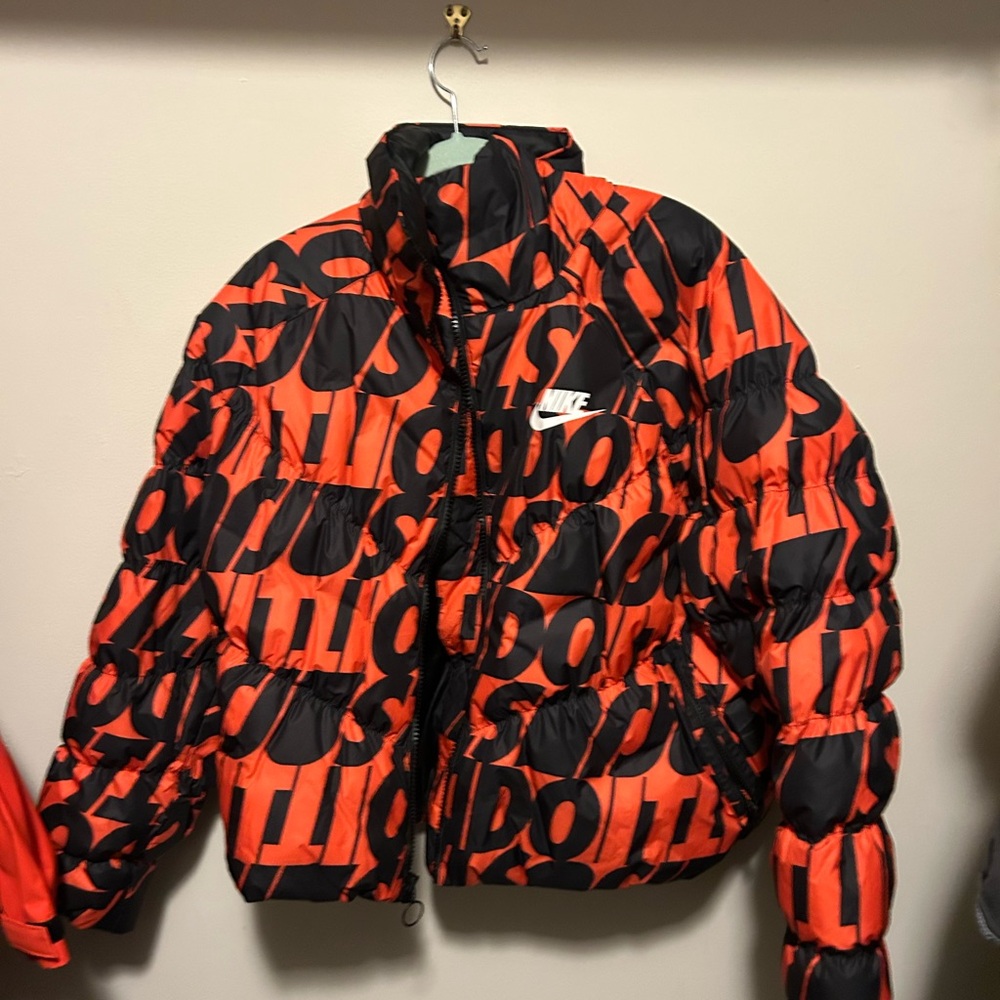 Nike Vibrant Orange and Black Jacket - Picture 2 of 5
